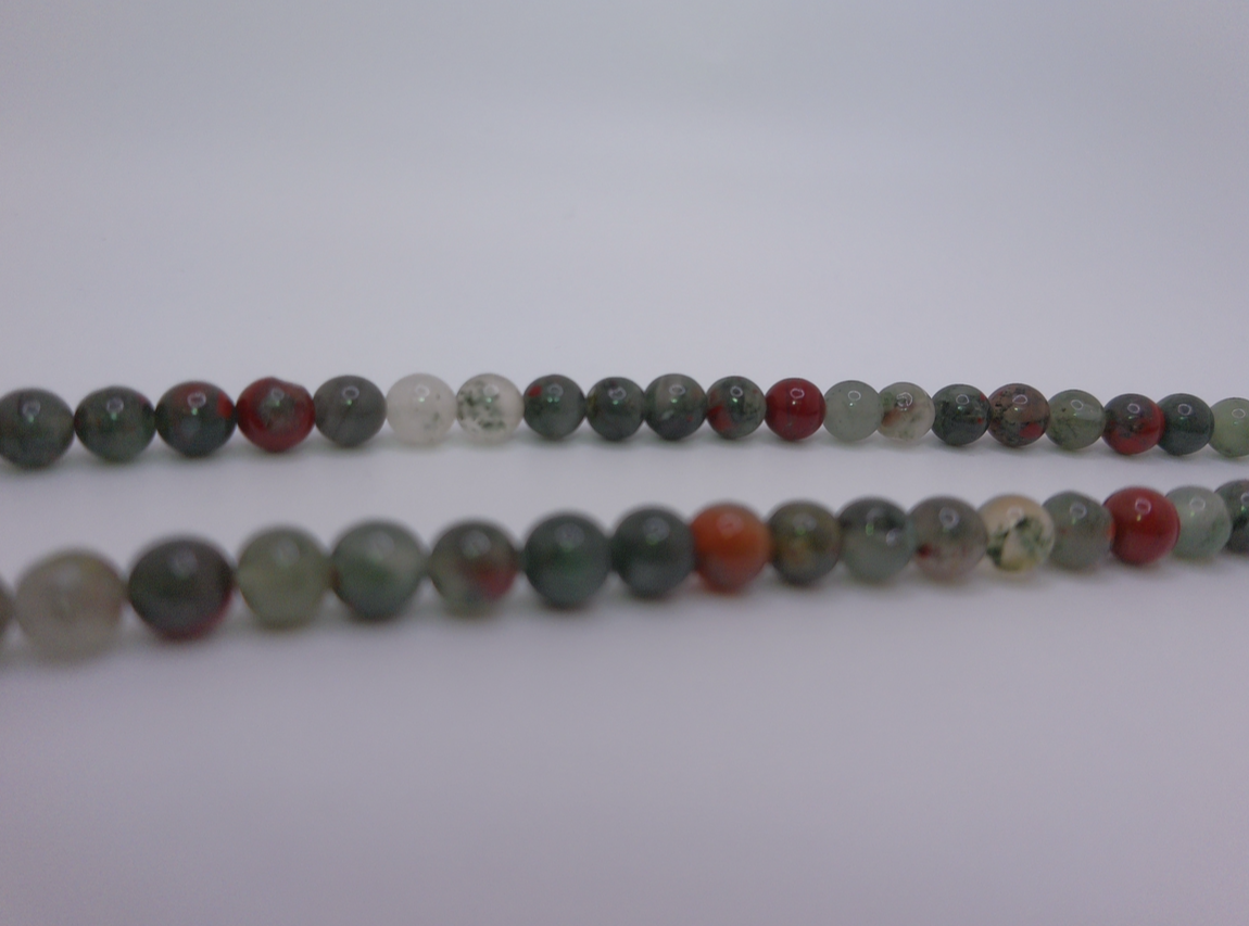 Blood Stone Bead