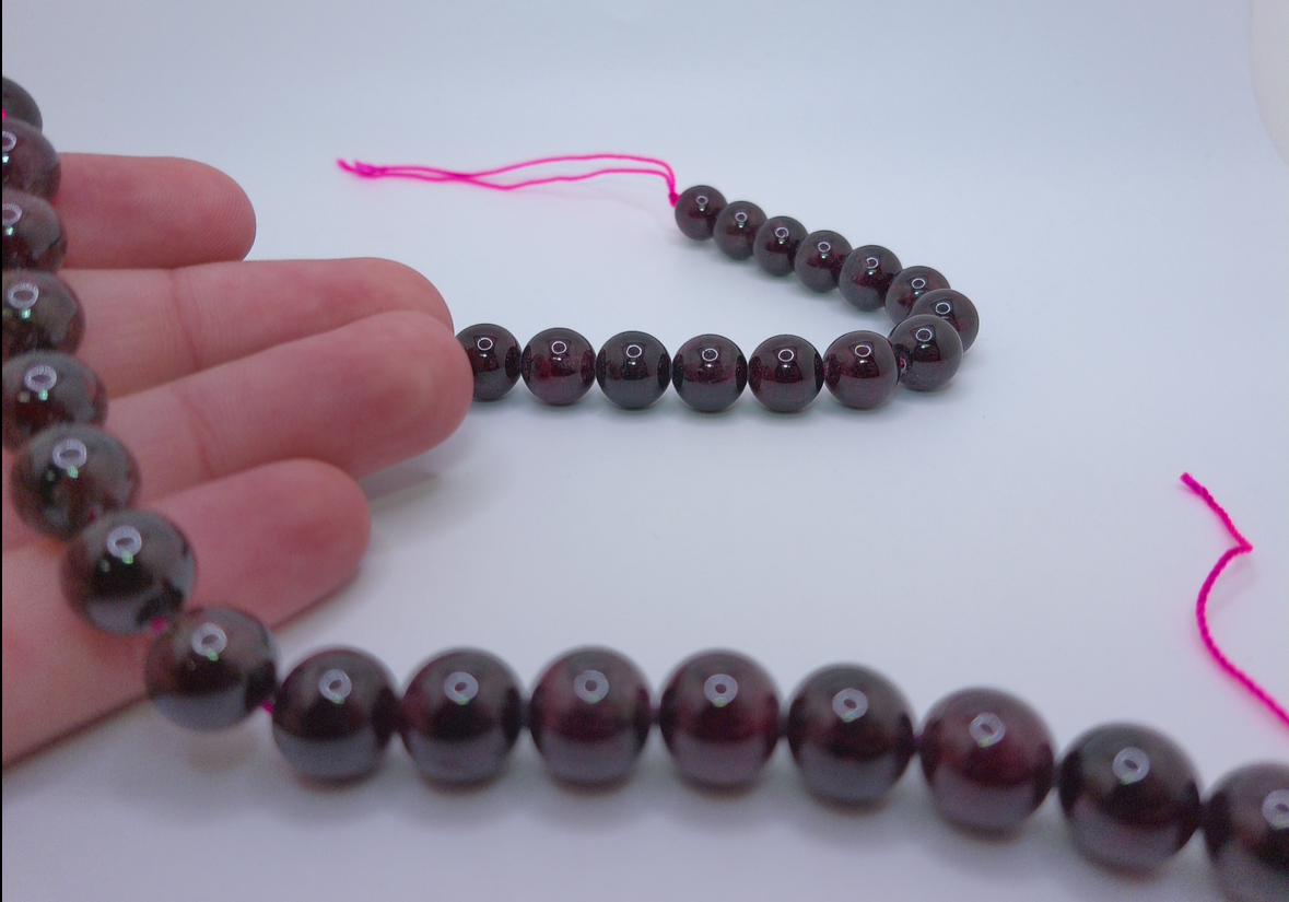 Red Garnet Beads